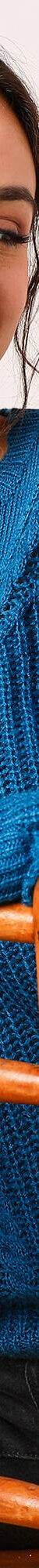 Pull torsadé - maille anglaise (bleu paon) Pull torsadé - maille anglaise (bleu paon)